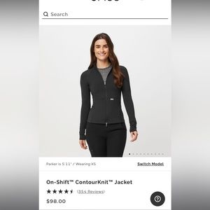 Figs on shift contour knit (color gray)